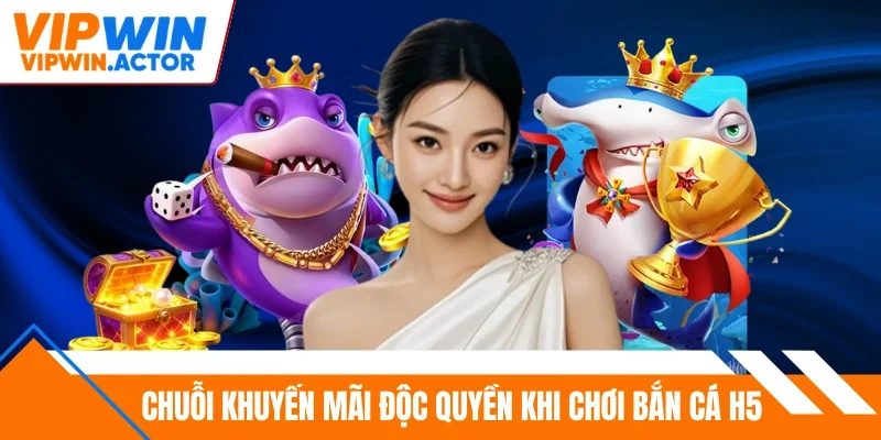 Chuỗi khuyến mãi độc quyền khi chơi bắn cá H5