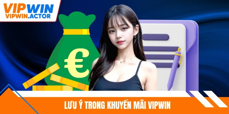 Lưu ý trong khuyến mãi Vipwin